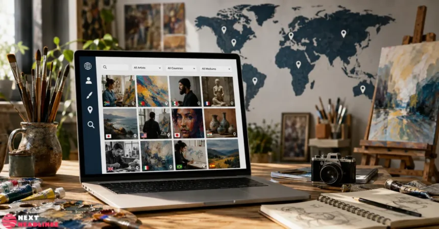 NextHeadlinez blog post about the ArcyArt Artists Directory.