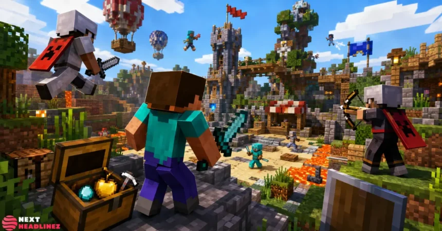NextHeadlinez blog post about the Minecraft Playbattlesquare.
